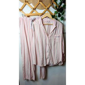 VICTORIA'S SECRET SOFT PINK PAJAMA 2 PIECE SET SIZE XL MINT CONDITION